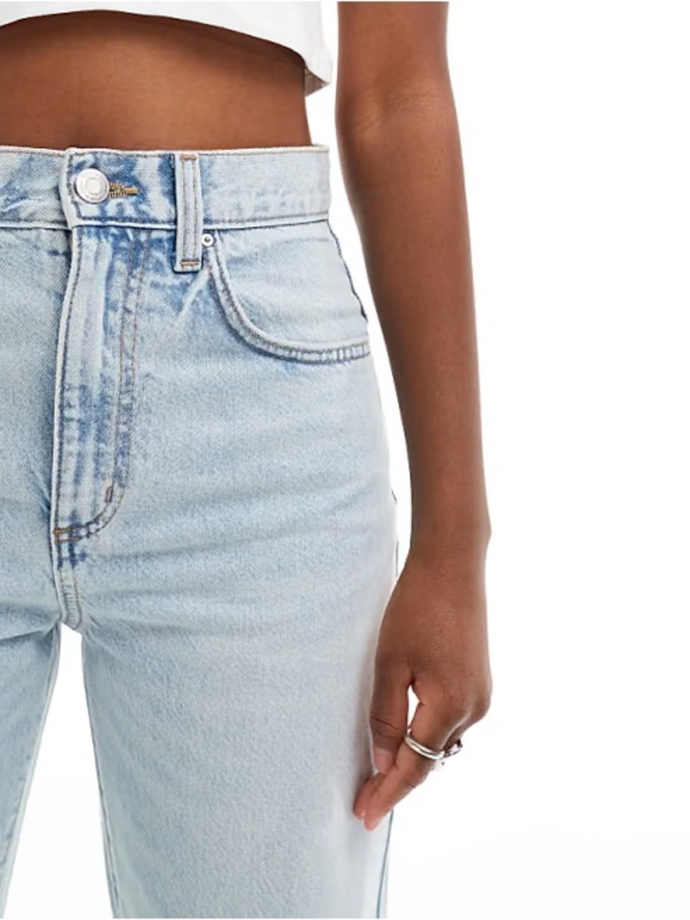 American Eagle Outfitters High-Rise Light Blue Jeans